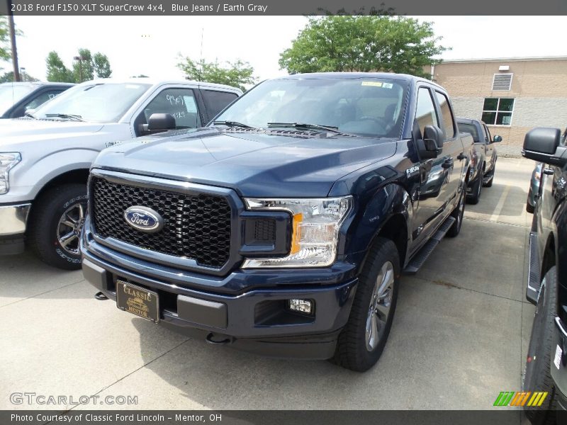 Blue Jeans / Earth Gray 2018 Ford F150 XLT SuperCrew 4x4