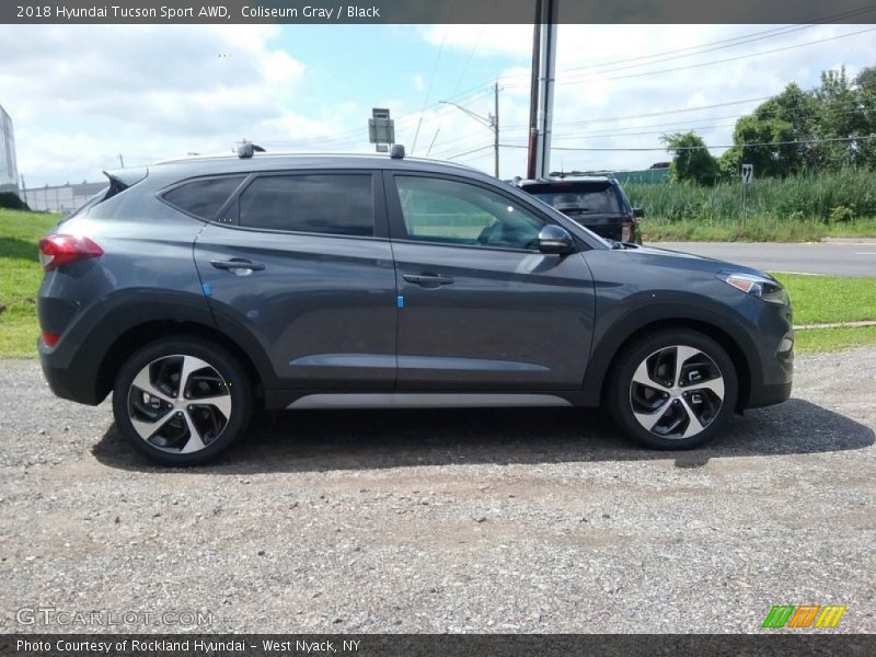 Coliseum Gray / Black 2018 Hyundai Tucson Sport AWD