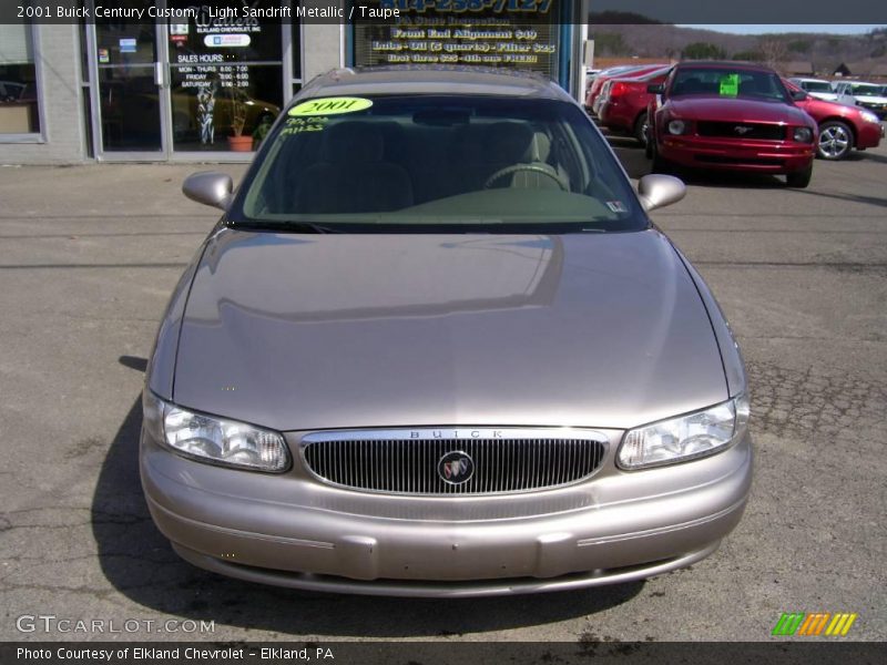 Light Sandrift Metallic / Taupe 2001 Buick Century Custom