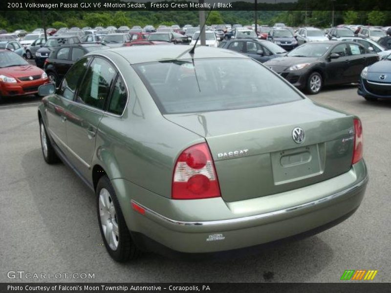 Fresco Green Metallic / Black 2001 Volkswagen Passat GLX V6 4Motion Sedan