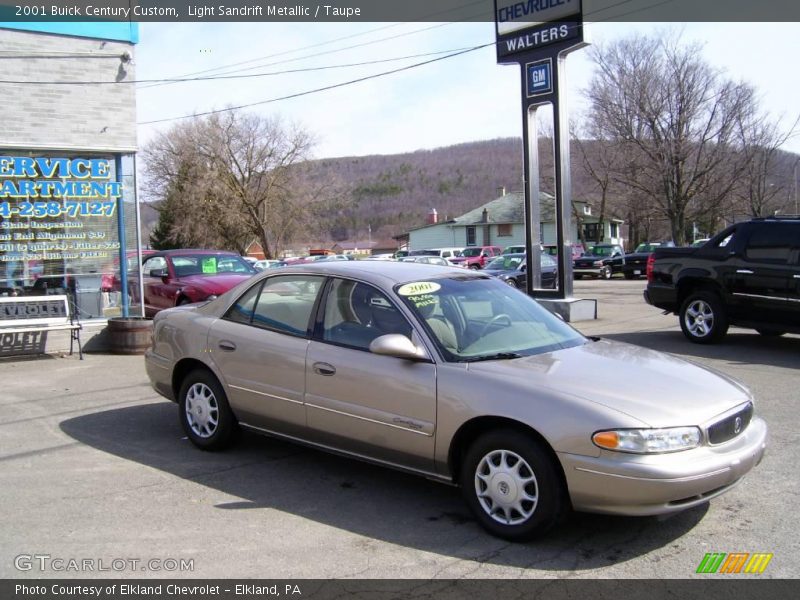 Light Sandrift Metallic / Taupe 2001 Buick Century Custom