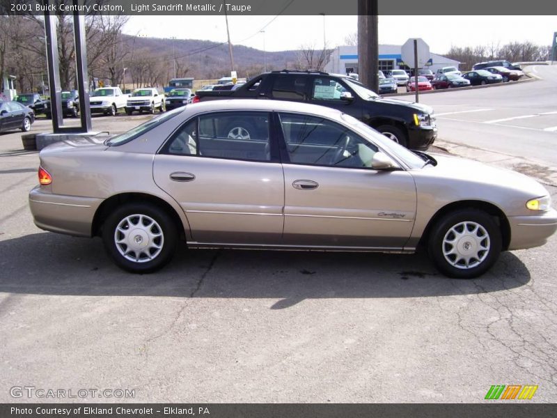 Light Sandrift Metallic / Taupe 2001 Buick Century Custom