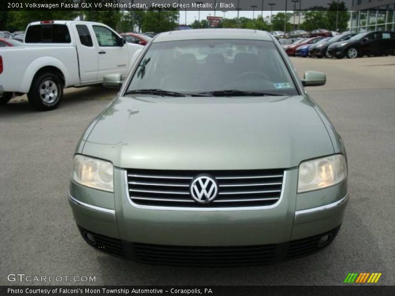 Fresco Green Metallic / Black 2001 Volkswagen Passat GLX V6 4Motion Sedan