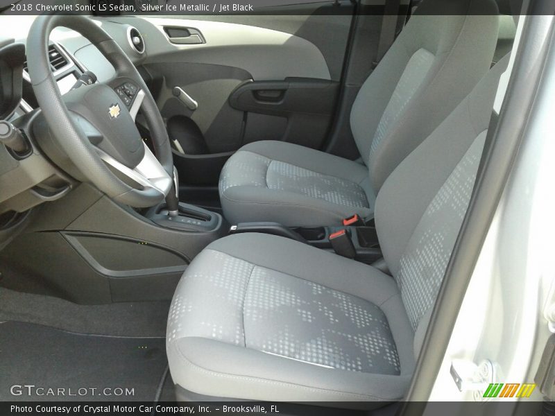 Silver Ice Metallic / Jet Black 2018 Chevrolet Sonic LS Sedan
