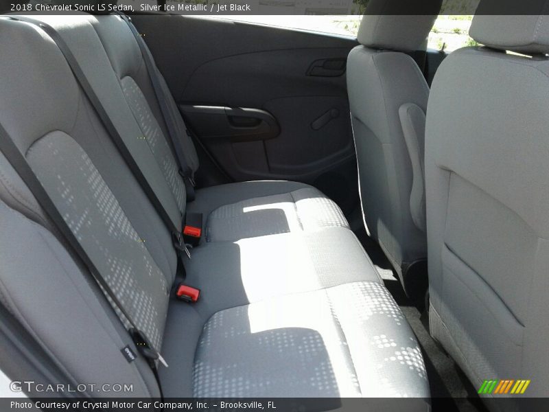Silver Ice Metallic / Jet Black 2018 Chevrolet Sonic LS Sedan
