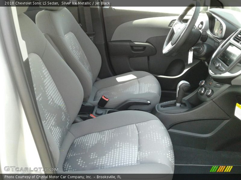 Silver Ice Metallic / Jet Black 2018 Chevrolet Sonic LS Sedan