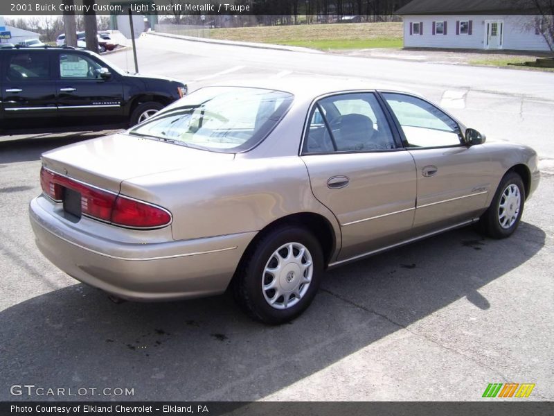 Light Sandrift Metallic / Taupe 2001 Buick Century Custom