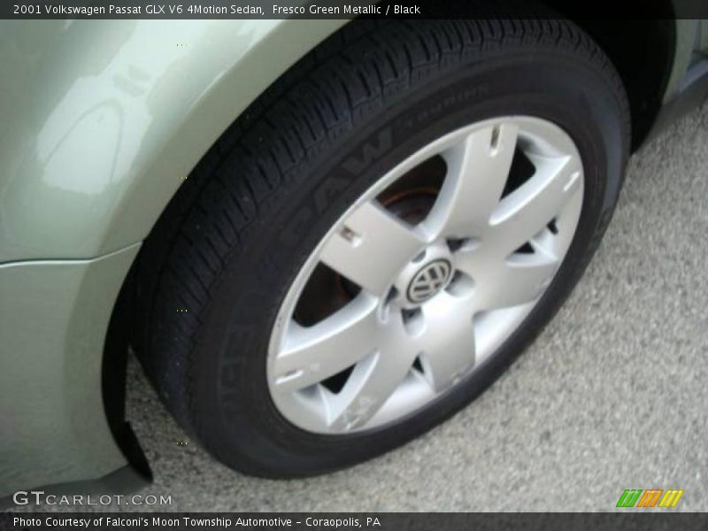 Fresco Green Metallic / Black 2001 Volkswagen Passat GLX V6 4Motion Sedan