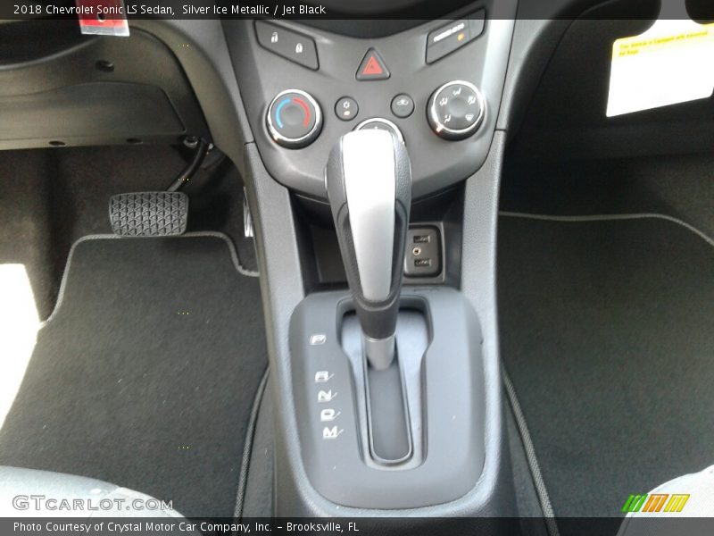 Silver Ice Metallic / Jet Black 2018 Chevrolet Sonic LS Sedan