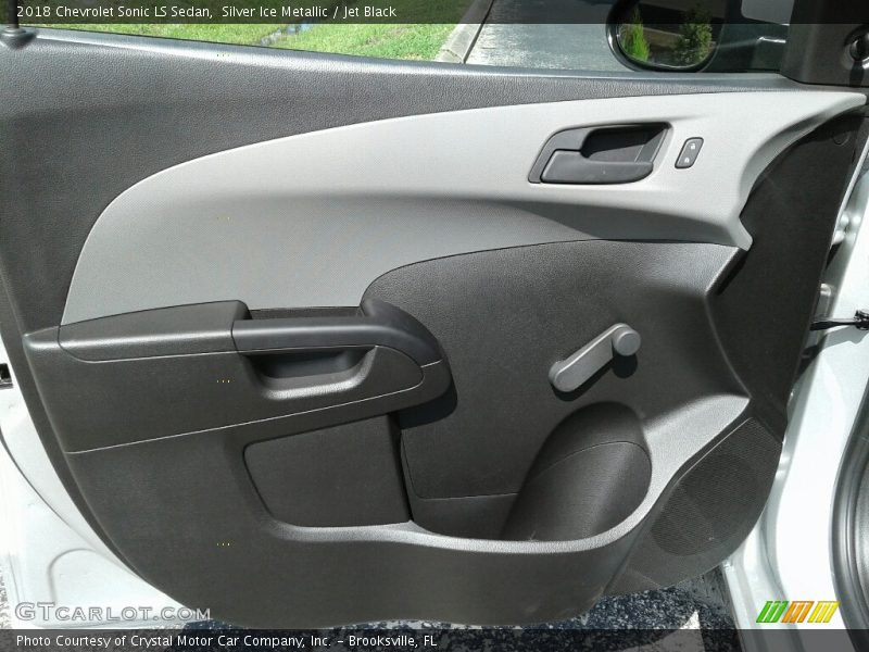 Silver Ice Metallic / Jet Black 2018 Chevrolet Sonic LS Sedan