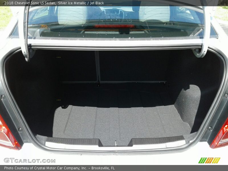 Silver Ice Metallic / Jet Black 2018 Chevrolet Sonic LS Sedan