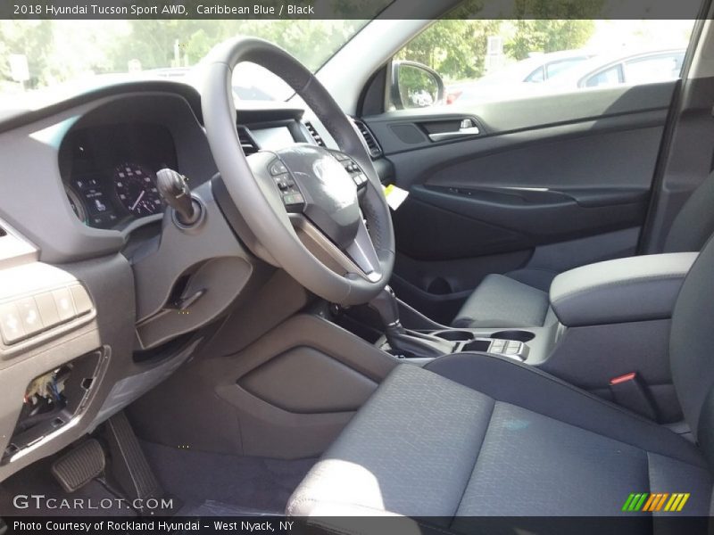 Caribbean Blue / Black 2018 Hyundai Tucson Sport AWD