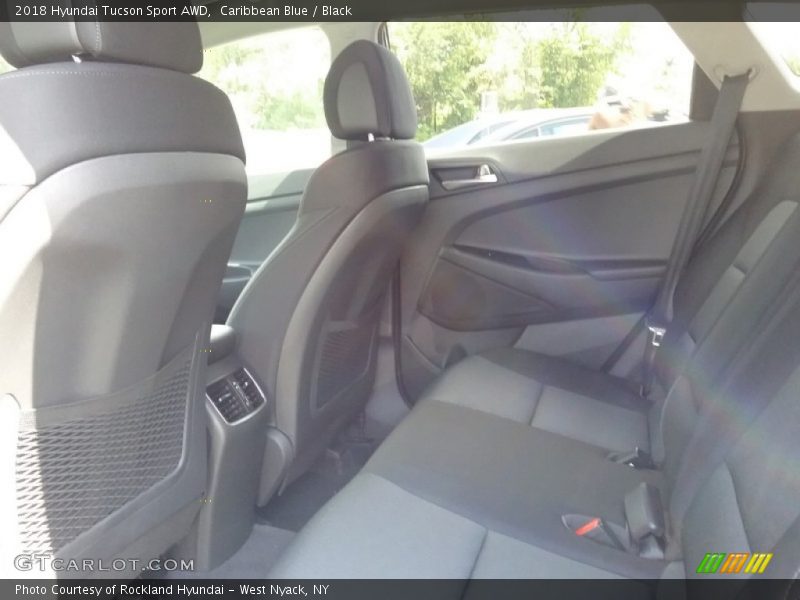 Caribbean Blue / Black 2018 Hyundai Tucson Sport AWD