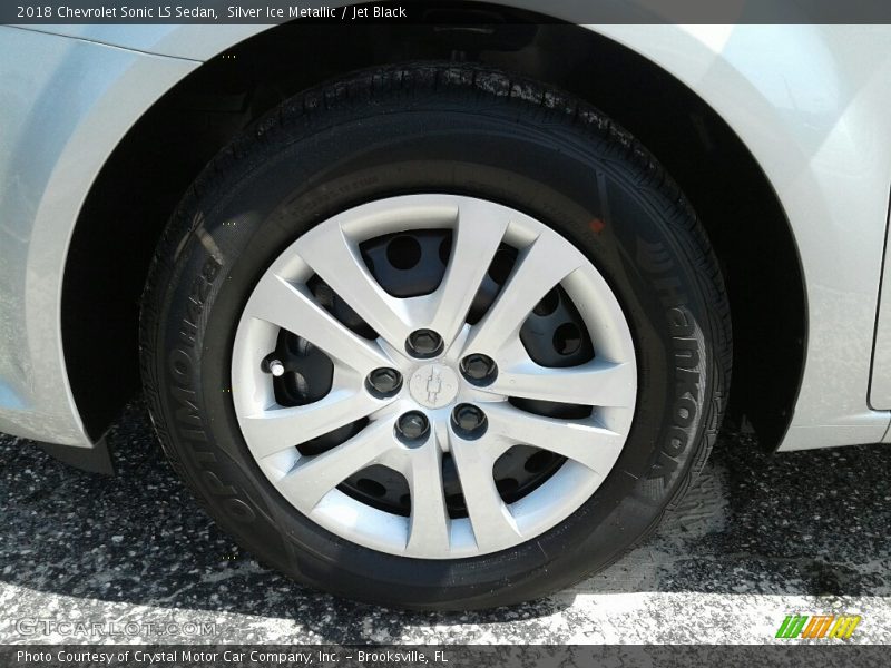 Silver Ice Metallic / Jet Black 2018 Chevrolet Sonic LS Sedan