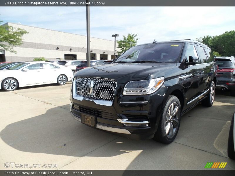 Black Velvet / Ebony 2018 Lincoln Navigator Reserve 4x4