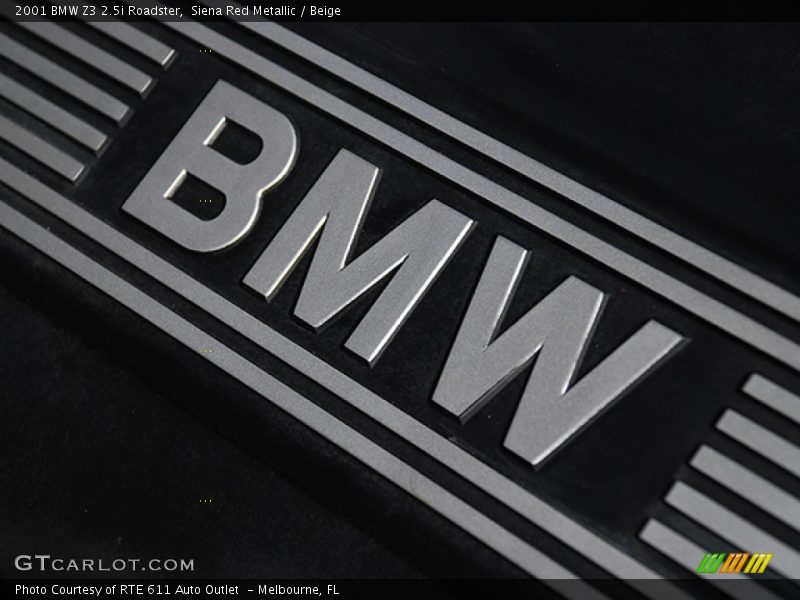 Siena Red Metallic / Beige 2001 BMW Z3 2.5i Roadster