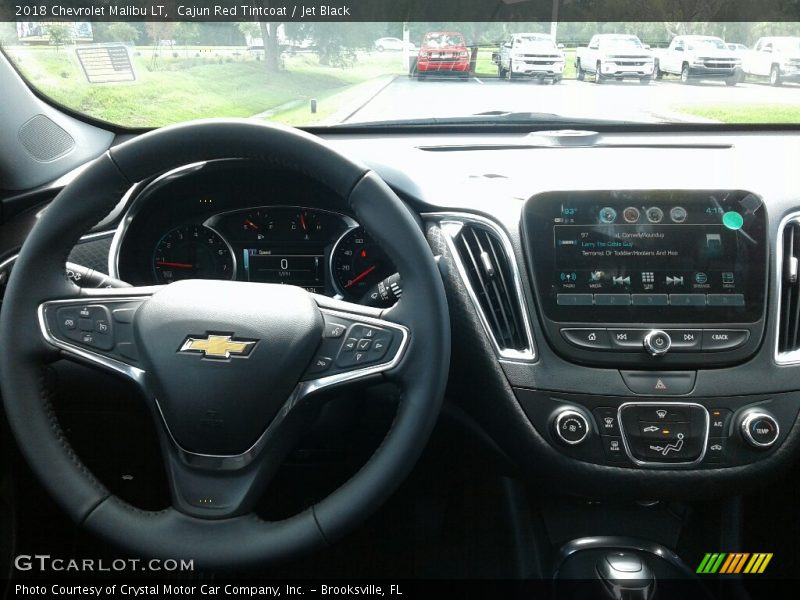 Cajun Red Tintcoat / Jet Black 2018 Chevrolet Malibu LT