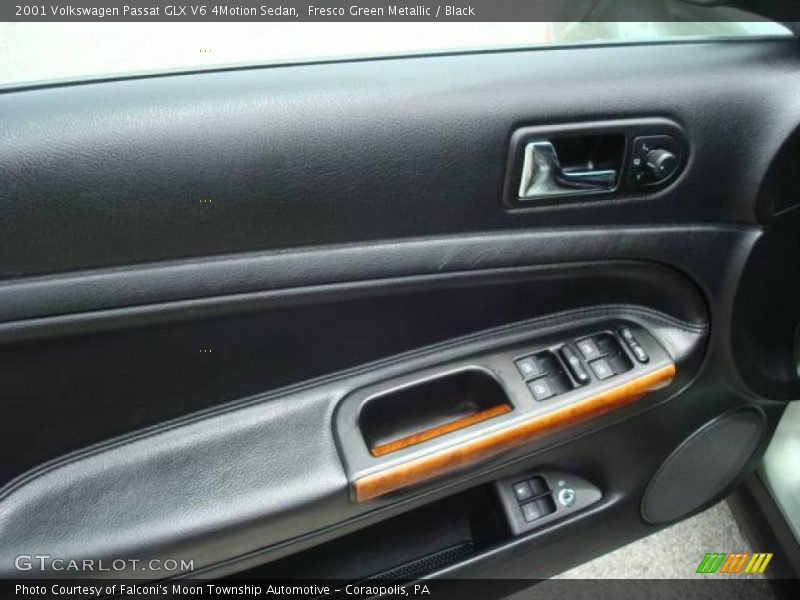 Fresco Green Metallic / Black 2001 Volkswagen Passat GLX V6 4Motion Sedan