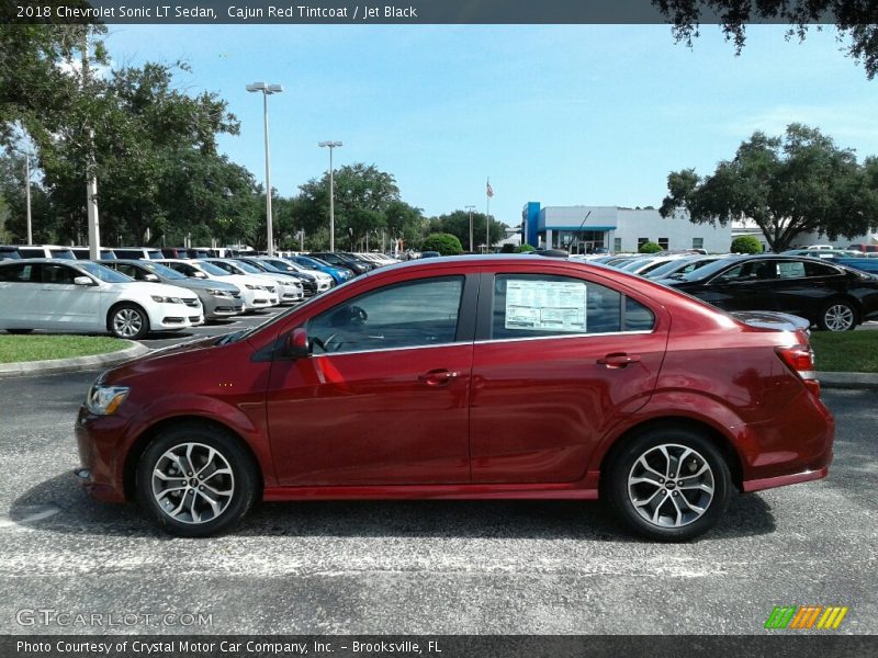  2018 Sonic LT Sedan Cajun Red Tintcoat