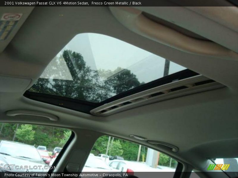 Fresco Green Metallic / Black 2001 Volkswagen Passat GLX V6 4Motion Sedan