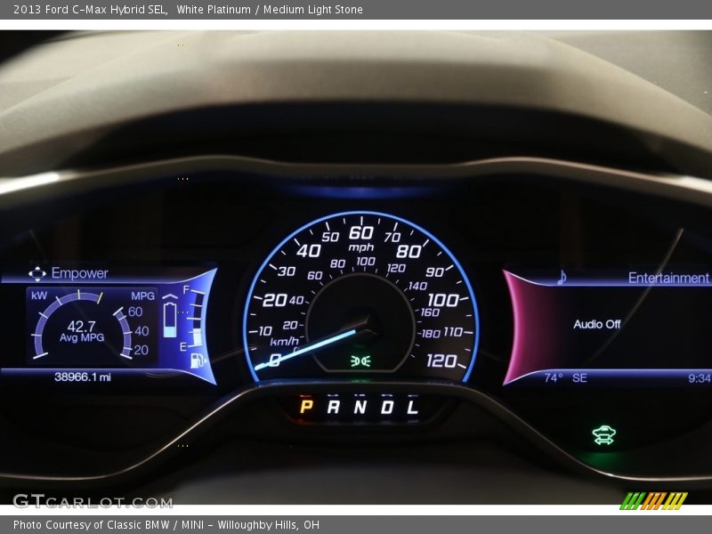 White Platinum / Medium Light Stone 2013 Ford C-Max Hybrid SEL