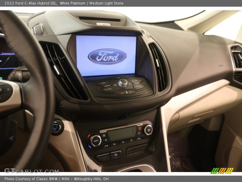 White Platinum / Medium Light Stone 2013 Ford C-Max Hybrid SEL