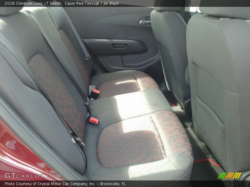 Cajun Red Tintcoat / Jet Black 2018 Chevrolet Sonic LT Sedan