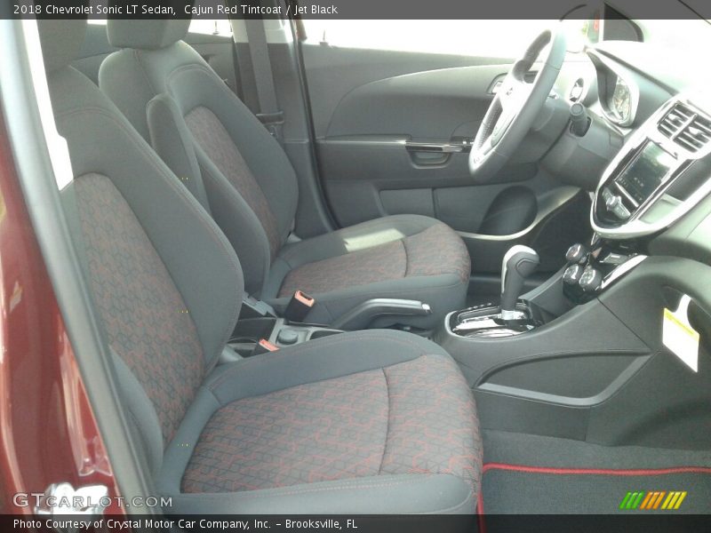 Cajun Red Tintcoat / Jet Black 2018 Chevrolet Sonic LT Sedan