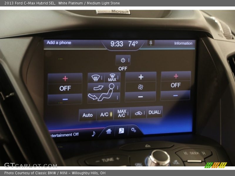 White Platinum / Medium Light Stone 2013 Ford C-Max Hybrid SEL