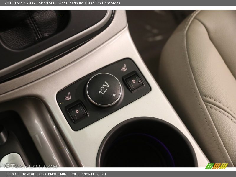 White Platinum / Medium Light Stone 2013 Ford C-Max Hybrid SEL