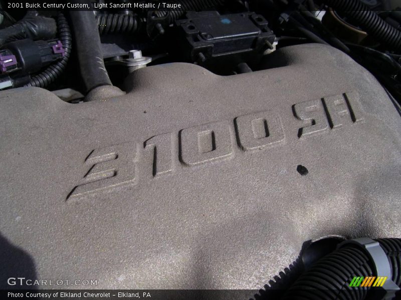 Light Sandrift Metallic / Taupe 2001 Buick Century Custom
