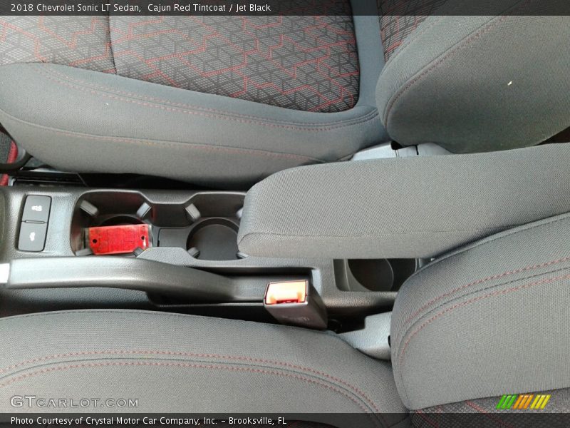 Cajun Red Tintcoat / Jet Black 2018 Chevrolet Sonic LT Sedan