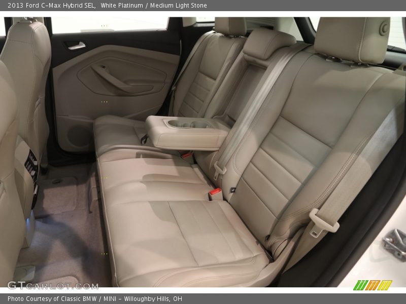 White Platinum / Medium Light Stone 2013 Ford C-Max Hybrid SEL