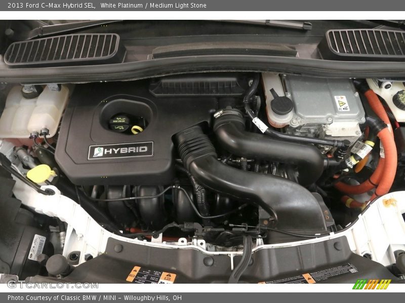 White Platinum / Medium Light Stone 2013 Ford C-Max Hybrid SEL