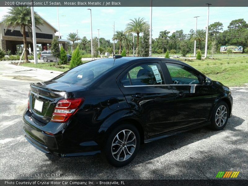 Mosaic Black Metallic / Jet Black 2018 Chevrolet Sonic LT Sedan