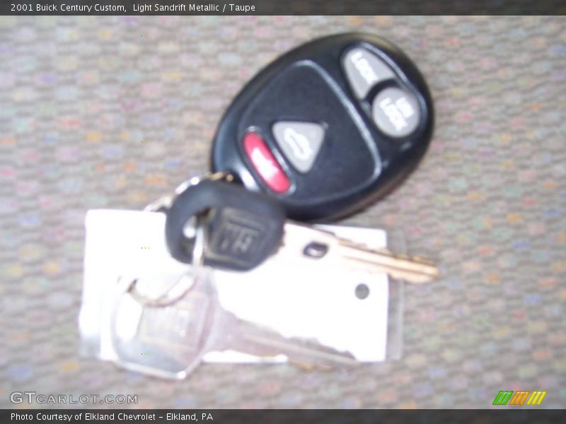 Light Sandrift Metallic / Taupe 2001 Buick Century Custom