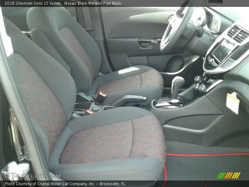 Mosaic Black Metallic / Jet Black 2018 Chevrolet Sonic LT Sedan