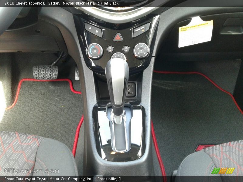 Mosaic Black Metallic / Jet Black 2018 Chevrolet Sonic LT Sedan