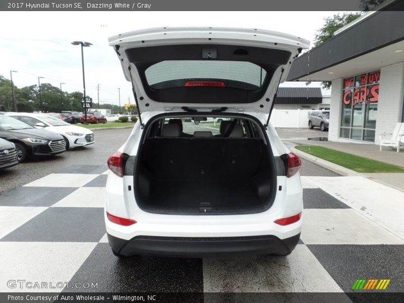 Dazzling White / Gray 2017 Hyundai Tucson SE