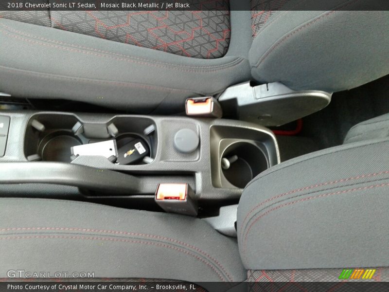 Mosaic Black Metallic / Jet Black 2018 Chevrolet Sonic LT Sedan