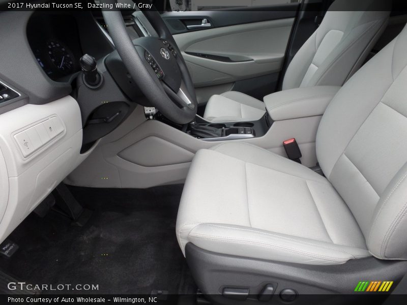 Dazzling White / Gray 2017 Hyundai Tucson SE