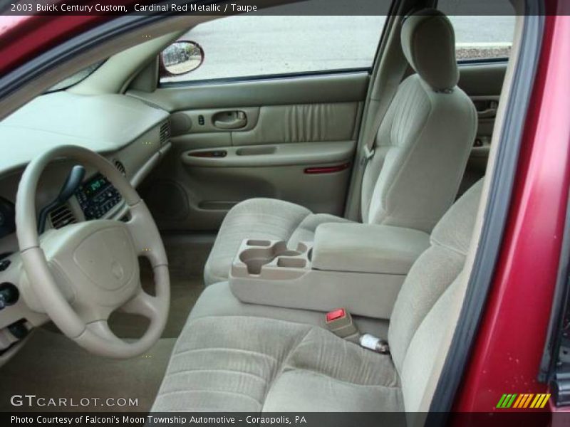 Cardinal Red Metallic / Taupe 2003 Buick Century Custom