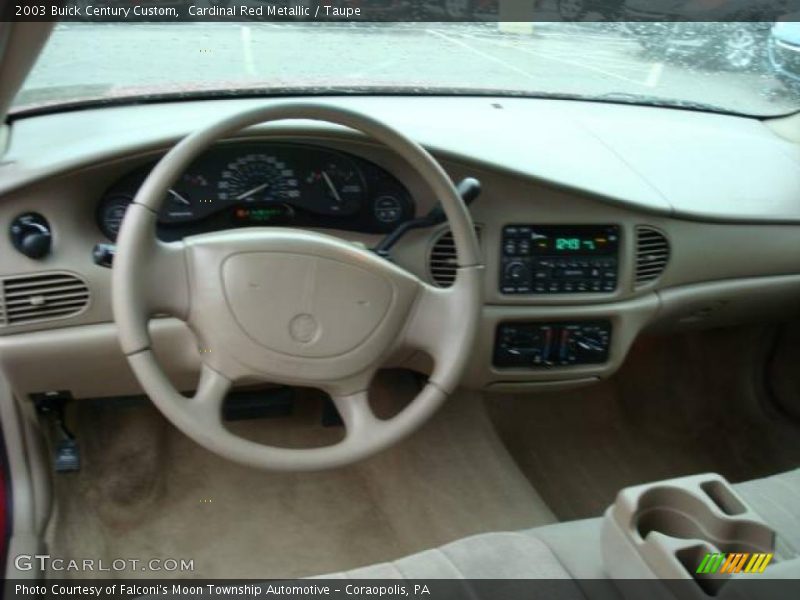 Cardinal Red Metallic / Taupe 2003 Buick Century Custom