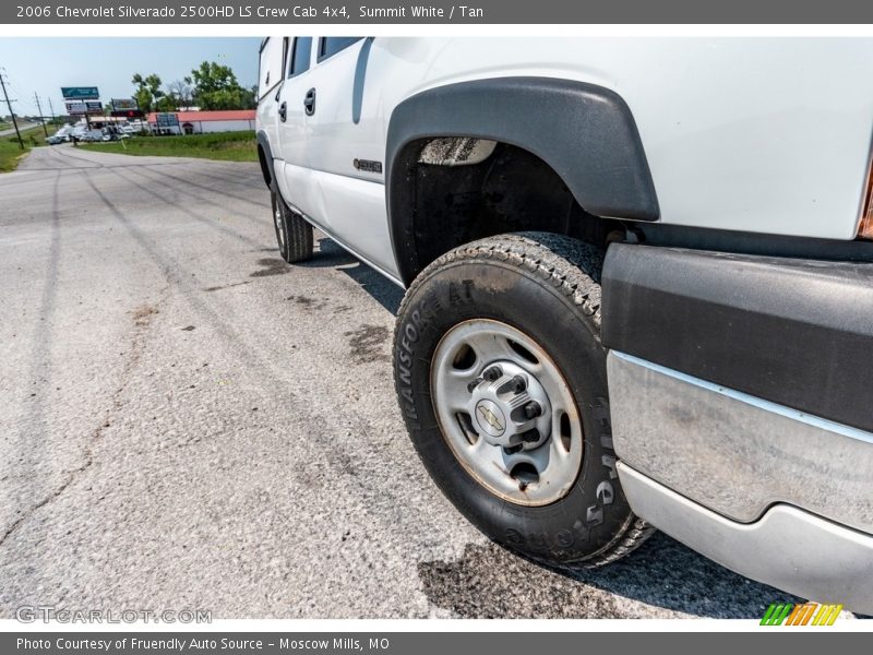 Summit White / Tan 2006 Chevrolet Silverado 2500HD LS Crew Cab 4x4