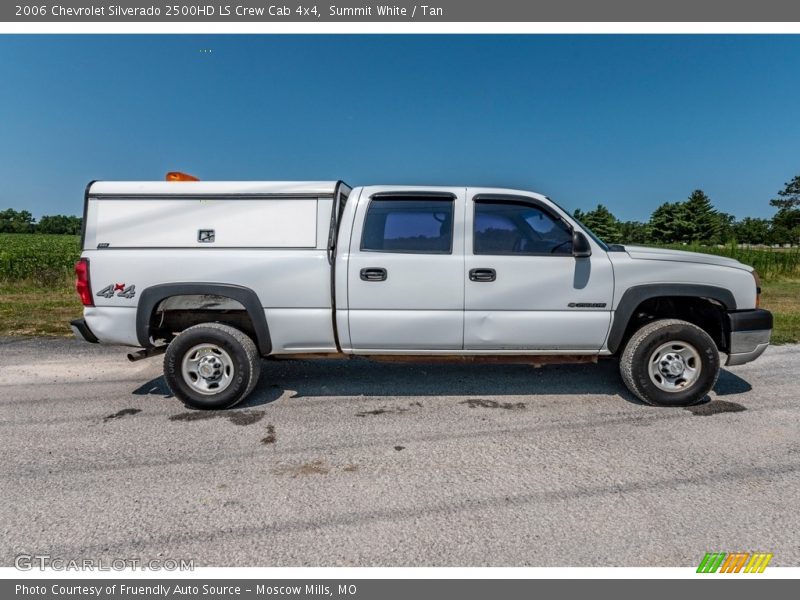 Summit White / Tan 2006 Chevrolet Silverado 2500HD LS Crew Cab 4x4
