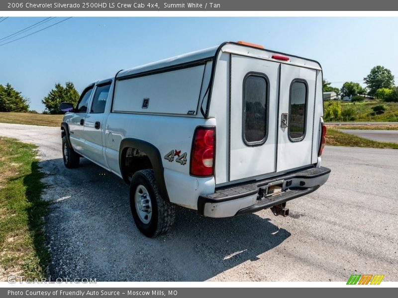 Summit White / Tan 2006 Chevrolet Silverado 2500HD LS Crew Cab 4x4
