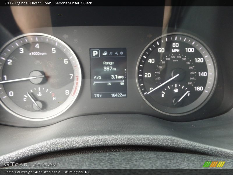 Sedona Sunset / Black 2017 Hyundai Tucson Sport