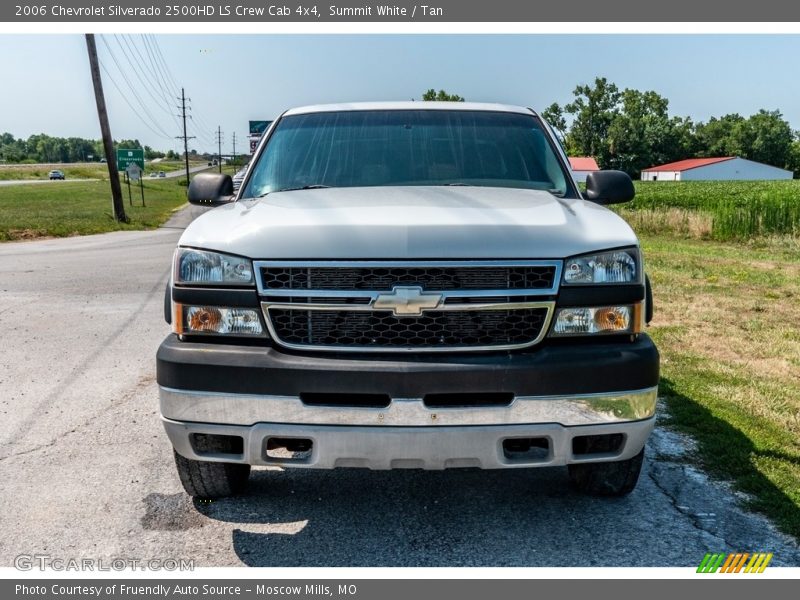 Summit White / Tan 2006 Chevrolet Silverado 2500HD LS Crew Cab 4x4