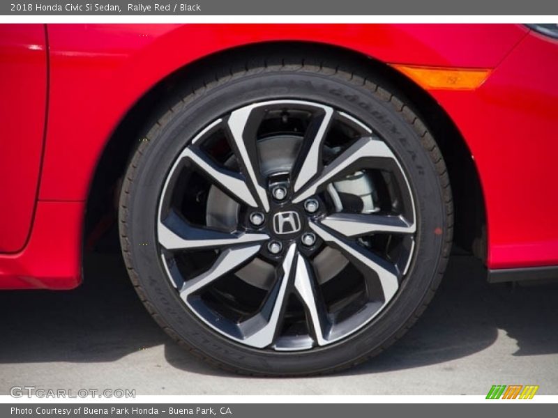 Rallye Red / Black 2018 Honda Civic Si Sedan