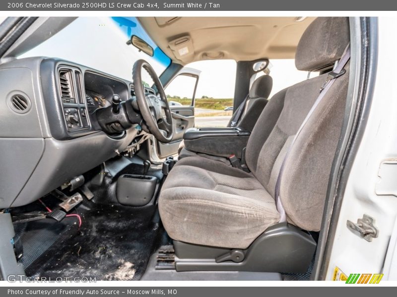 Summit White / Tan 2006 Chevrolet Silverado 2500HD LS Crew Cab 4x4